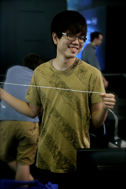 IEM 상파울루에서 연습 중인 CJ 정우용(사진제공=터틀 엔터테인먼트)