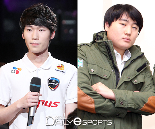 나진 소드로 이적한 '헬리오스' 신동진(왼쪽)과 '액트신' 연형모