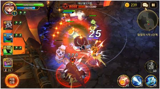 강력한 스킬들.