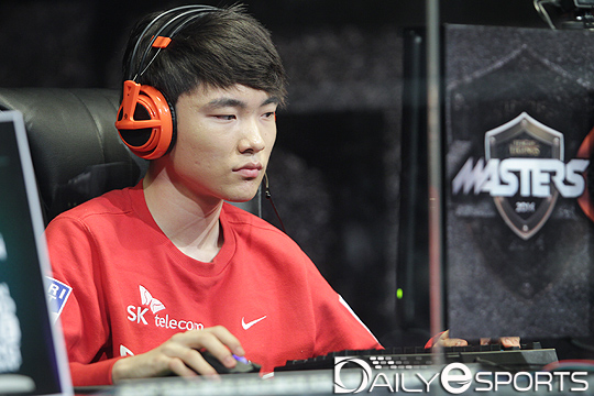 SK텔레콤 T1 K의 중단 담당 '페이커' 이상혁.