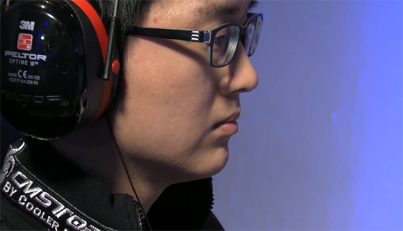 IEM 쾰른 4강에 오른 최성훈(이미지=IEM 쾰른 방송 캡처)