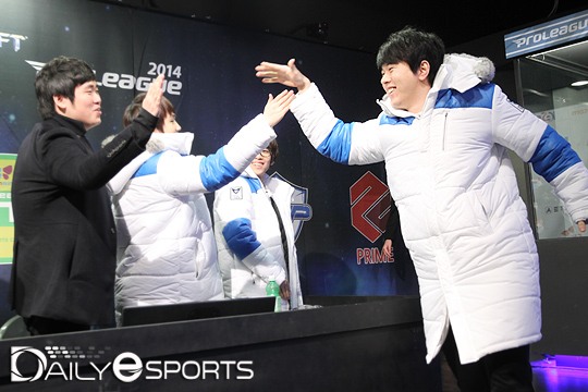 프로리그 1라운드 최고령 승리 선수가 된 삼성 송병구