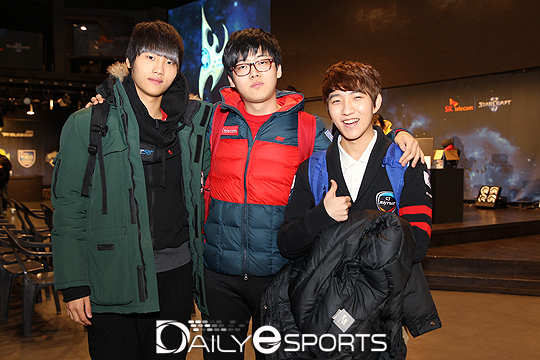 프라임 장현우, SK텔레콤 원이삭, CJ 김준호(왼쪽부터).