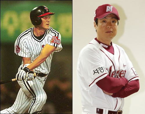 ▲LG시절의서용빈코치(사진좌)와넥센허문회코치(사진우).사진│LG트윈스,넥센히어로즈