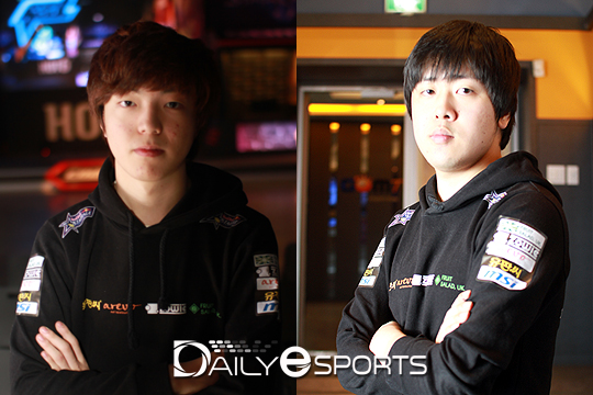 IM으로 프로리그에 참가하는 스타테일 이승현(왼쪽)과 이원표