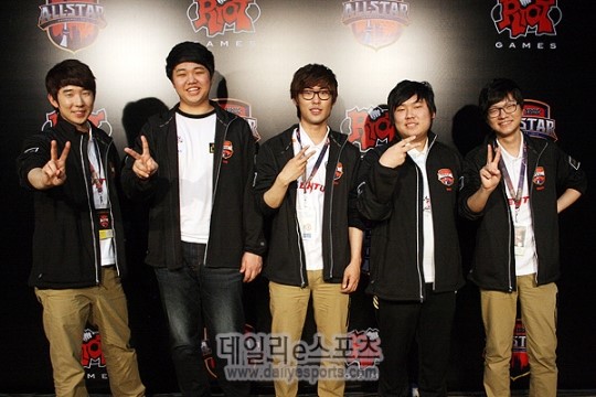 2013 LOL 올스타 한국 대표팀.