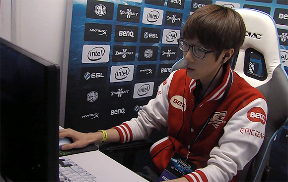 마우즈 백동준(사진 캡처=IEM 월드 챔피언십 방송)