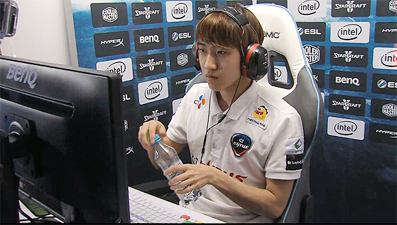 CJ 김준호(사진캡처=IEM 월드 챔피언십 방송)