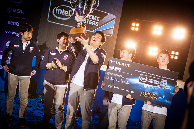 IEM 월드 챔피언십에서 우승을 차지한 KT 불리츠(사진출처=Helena Kristiansson of esportphoto.com)