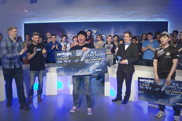 WCS 아메리카에서 우승을 차지한 고석현(사진출처=Electronic Sports League(ESL))