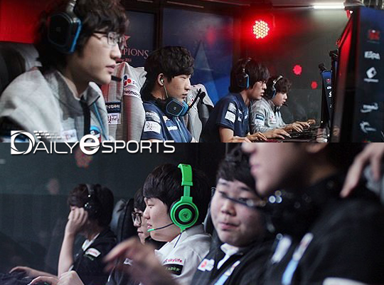 CJ 블레이즈(위)와 KT 애로우즈.