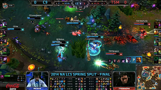 C9, TSM 3대0 완파! 북미 왕좌 등극