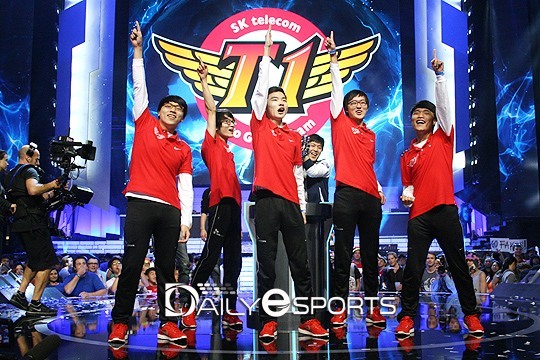 시즌3 월드 챔피언십에서 우승할 당시의 SK텔레콤 T1 K.