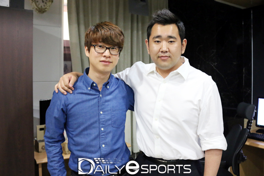김상수(왼쪽)와 김대웅 코치.