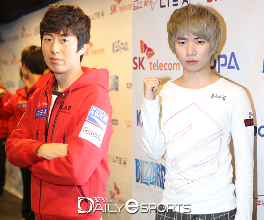 SK텔레콤 정명훈(왼쪽)과 프라임 이정훈.