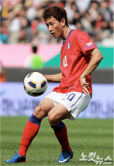 국가대표공격수지동원은러시아와브라질월드컵조별리그1차전무승부로그동안다소무거웠던대표팀분위기가밝아졌다고전했다.(노컷뉴스자료사진)