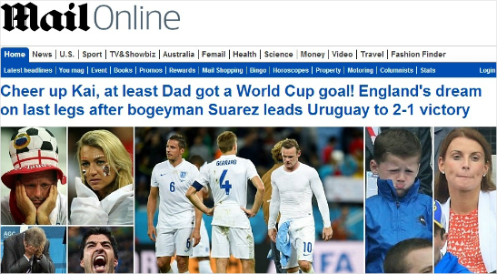 (사진=영국언론'데일리메일'홈페이지메인화면캡처)