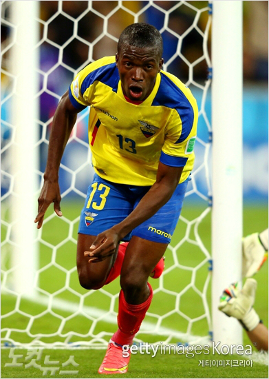 에콰도르의에네르발렌시아.(사진=ⓒGettyImages/멀티비츠제공)