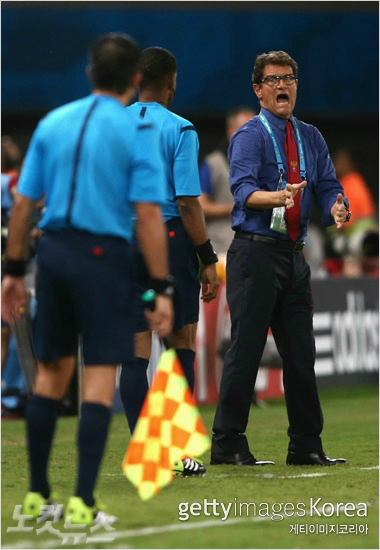 러시아축구대표팀의파비오카펠로감독.(사진=ⓒGettyImages/멀티비츠제공)