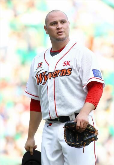 SK좌완선발조조레이예스.(자료사진=SK와이번스)