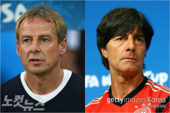위르겐클린스만미국대표팀감독(좌)과요하임뢰브독일대표팀감독(우)(사진=ⓒGettyImages/멀티비츠제공)