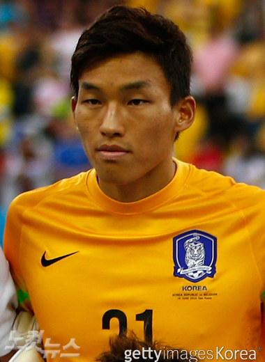 한국축구의미래로떠오른김승규(사진=ⓒGettyImages/멀티비츠제공)