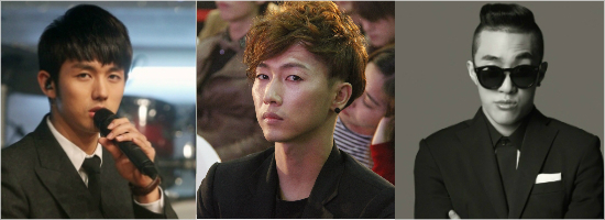 (왼쪽부터)투에이엠임슬옹,가수장우혁,래퍼자이언티.(자료사진,공식홈페이지캡처,제공사진)