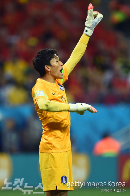 한국축구의미래로떠오른골키퍼김승규(사진=ⓒGettyImages/멀티비츠제공)
