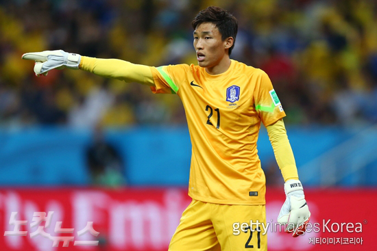 한국축구의미래로떠오른수문장김승규(사진=ⓒGettyImages/멀티비츠제공)