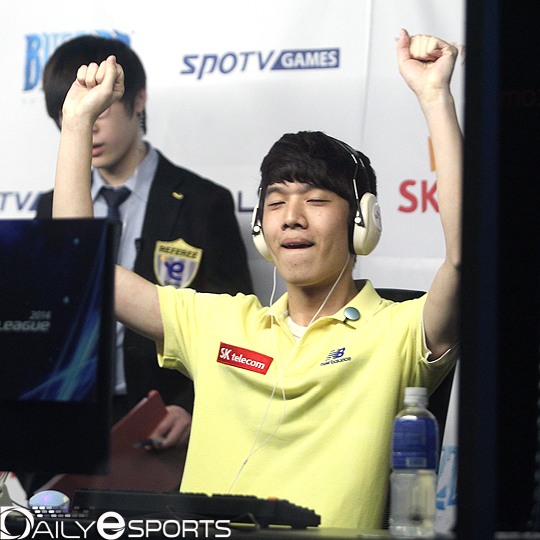 SK텔레콤에서 저그전 최다승과 최다 연승을 기록하고 있는 정윤종.