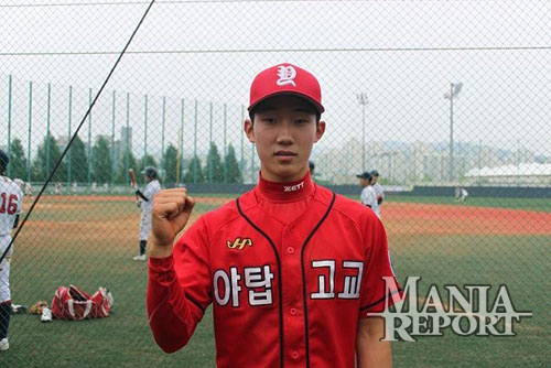 ▲미국최고명문인뉴욕양키스에입단하는야탑고박효준.사진│김현희기자