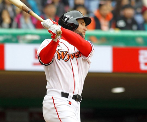 ▲부상자명단에오른이후1군복귀가요원해진SK루크스캇.사진│SK와이번스