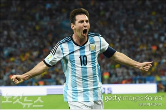 아르헨티나의리오넬메시(사진=ⓒGettyImages/멀티비츠제공)
