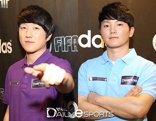 기존 강호들을 잡고 4강에 오른 박준효(왼쪽)와 양진협.