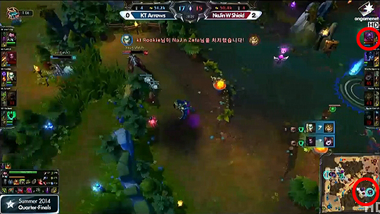 문도의 공격에 대규모 전투에 참가하지도 않은 잭스의 체력이 바닥난 모습.
