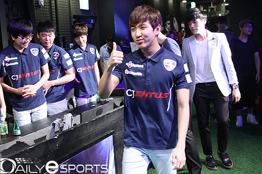 하루 2승 활약을 펼친 CJ 김준호.