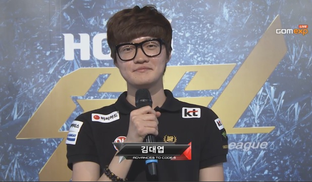 KT 롤스터 김대엽(사진=곰exp 화면 캡처).