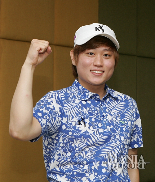 ▲채성민이우승을확정지은후기뻐하고있다.