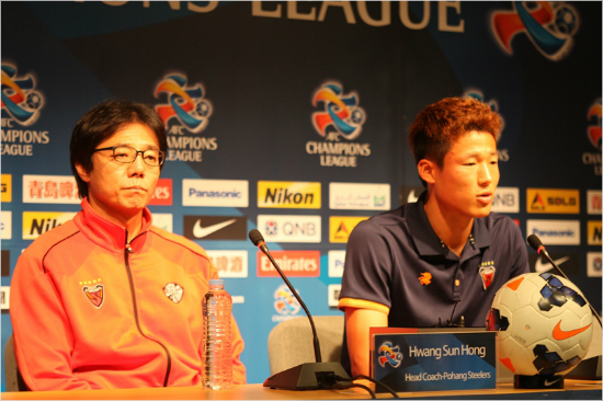 FC서울과아시아축구연맹(AFC)챔피언스리그8강1차전을0-0무승부로마친포항스틸러스는적지에서무승부라도골을넣을경우4강에오를수있는유리한위치다.(자료사진=FC서울)