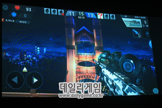 '서든어택M: 듀얼리그' 플레이 화면.