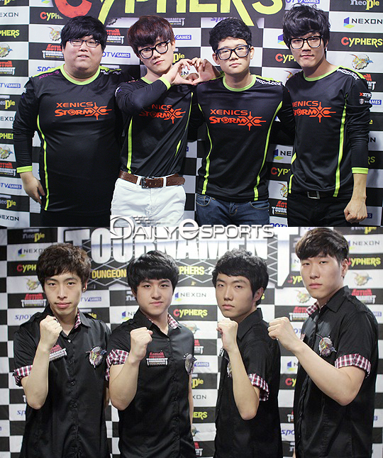 제닉스 스톰X(위)와 악마군단.