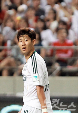 레버쿠젠손흥민.(자료사진)