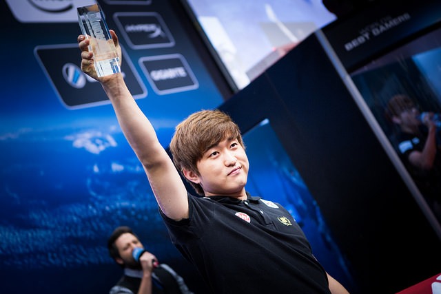 IEM 시즌9 토론토 대회에서 우승을 차지한 KT 이영호(Photo=ESL, Helena Kristiansson).