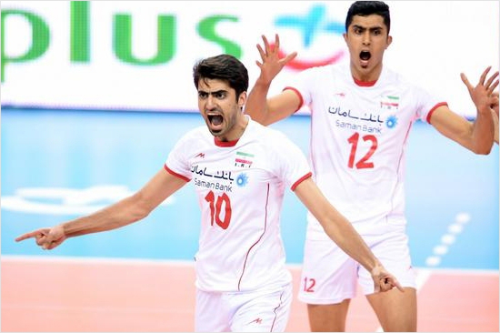 이란의주포아미르가포(10번).(자료사진=FIVB)