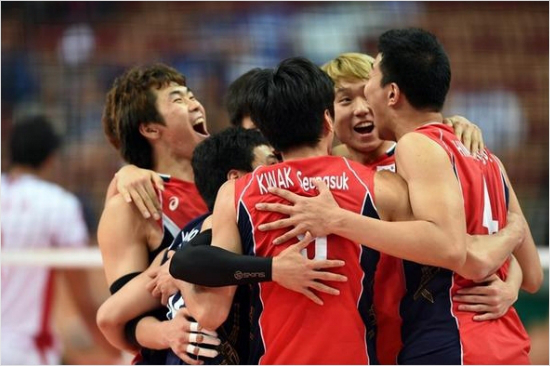 남자배구대표팀.(자료사진=FIVB)