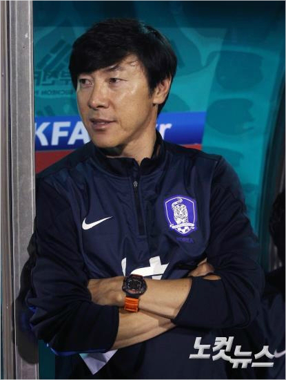 축구국가대표팀의A매치2연전을이끈신태용코치(자료사진/노컷뉴스)