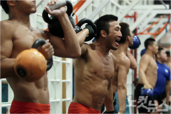 '명예회복이룬다'한국레슬링은지난2010년광저우아시안게임노골드의불명예를인천대회에서씻겠다는각오다.(자료사진=황진환기자)
