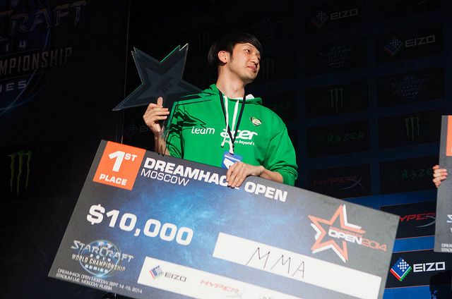 드림핵 모스코바에서 우승을 차지한 에이서 문성원(Photo=DreamHack)