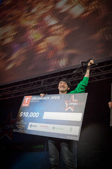 우승을 차지한 에이서 문성원(Photo=DreamHack)