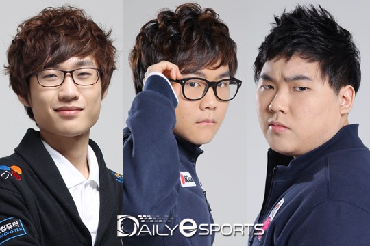 외국팀에서 뛰고 있는 한국인 함장식, 윤경섭, 최인석(왼쪽부터).